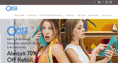 Desktop Screenshot of opitzoutlet.com