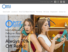 Tablet Screenshot of opitzoutlet.com
